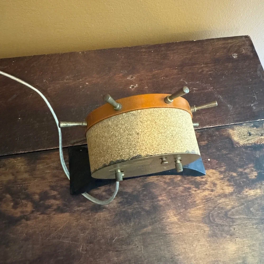 Vintage Seth Thomas Rudder Clock Mid Century Modern Nautical Decor E925-003‎